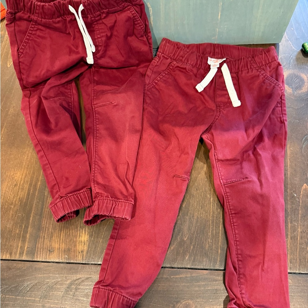 Cat & Jack Burgundy Joggers for Kids